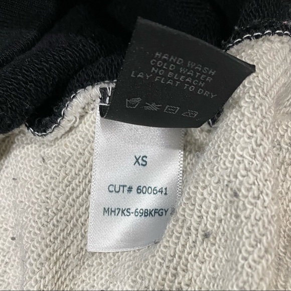 R + A 90’s Logo Block Colour Hoodie Black Grey Mens Size XS $690 - Picture 9 of 12